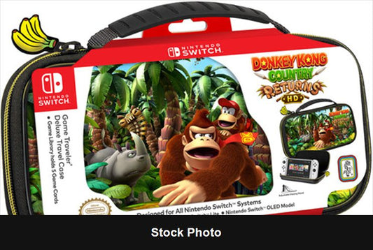 Game Traveler Deluxe Case for Nintendo Switch: Donkey Kong Country Returns Case (New) - Nintendo Accessories