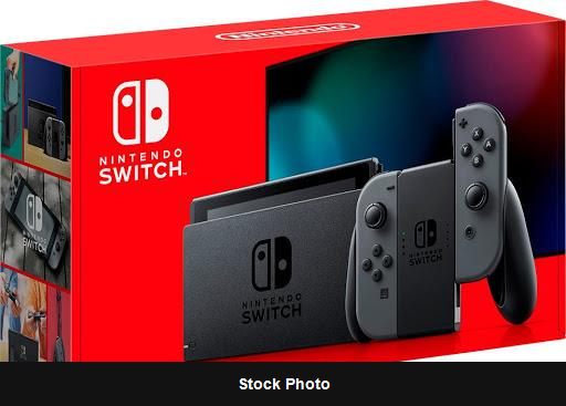 Nintendo Switch with Gray Joy-Con [V2] - Console