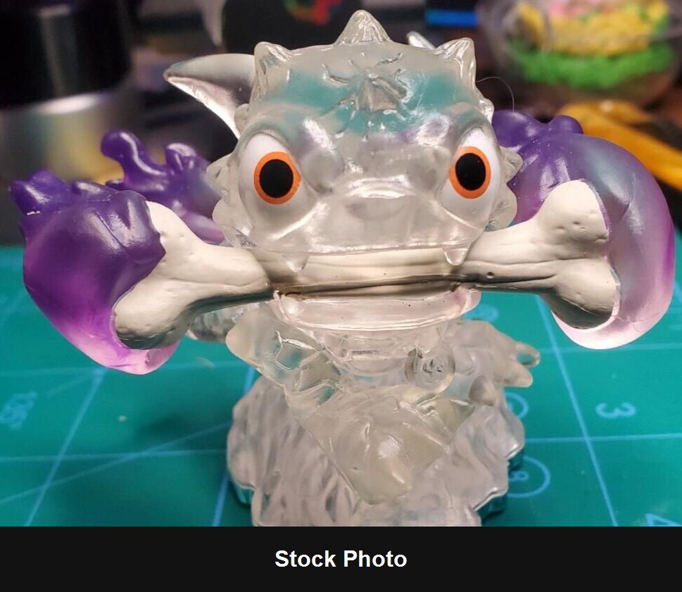 Hot Dog - Swap Force, Fire Bone, Clear, Purple - Skylanders