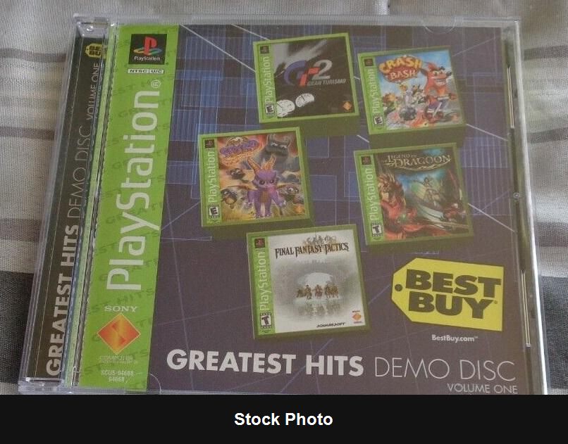 Best Buy Greatest Hits Demo Disc - Playstation