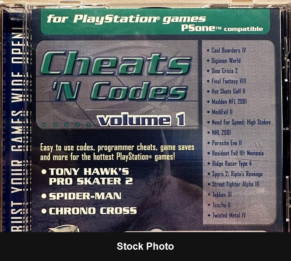 Cheats 'N Codes Volume 1 - PlayStation