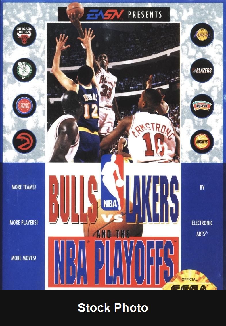 Bulls vs Lakers and the NBA Playoffs - Sega Genesis