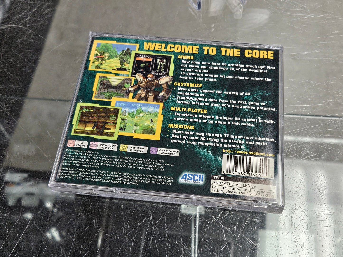 Armored Core Project Phantasma - PlayStation