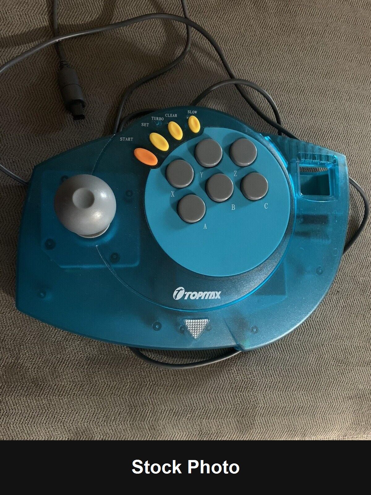 Topmax Dreamcast Arcade Stick [Blue] (Sega Dreamcast) - Sega Accessories