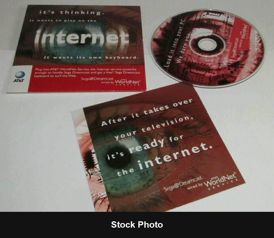 Sega Dreamcast AT&T Worldnet - Sega Dreamcast