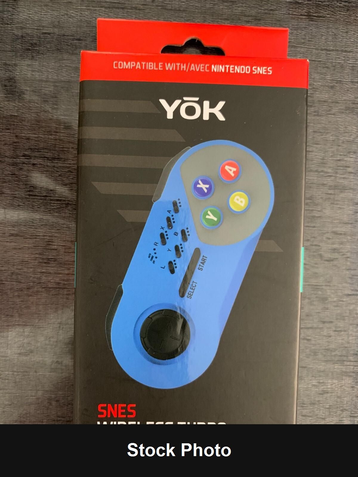 YOK Wireless Turbo Controller [Blue] (Super Nintendo) - Nintendo Accessories