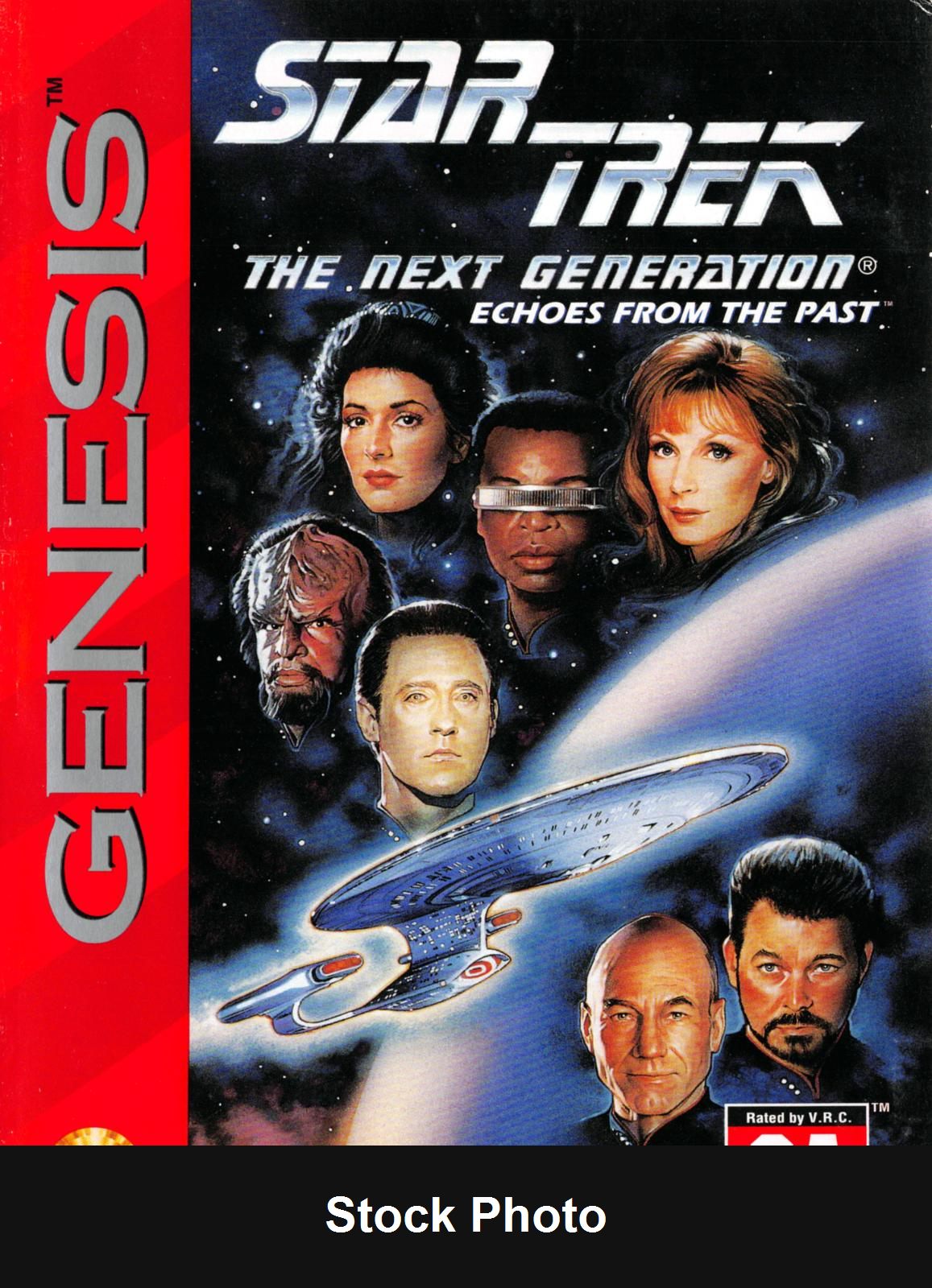 Star Trek Next Generation Echoes From the Past - Sega Genesis