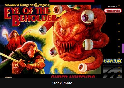 Advanced Dungeons & Dragons Eye of the Beholder - Super Nintendo