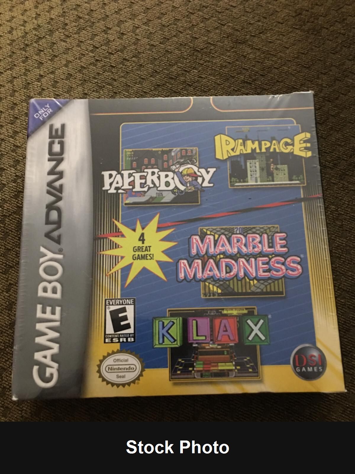 Paperboy, Rampage, Marble Madness, Klax - Game Boy Advance