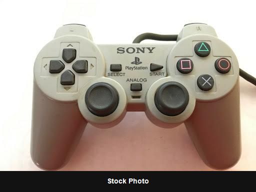 Gray Dual Analog Controller (PlayStation) - PlayStation Accessories