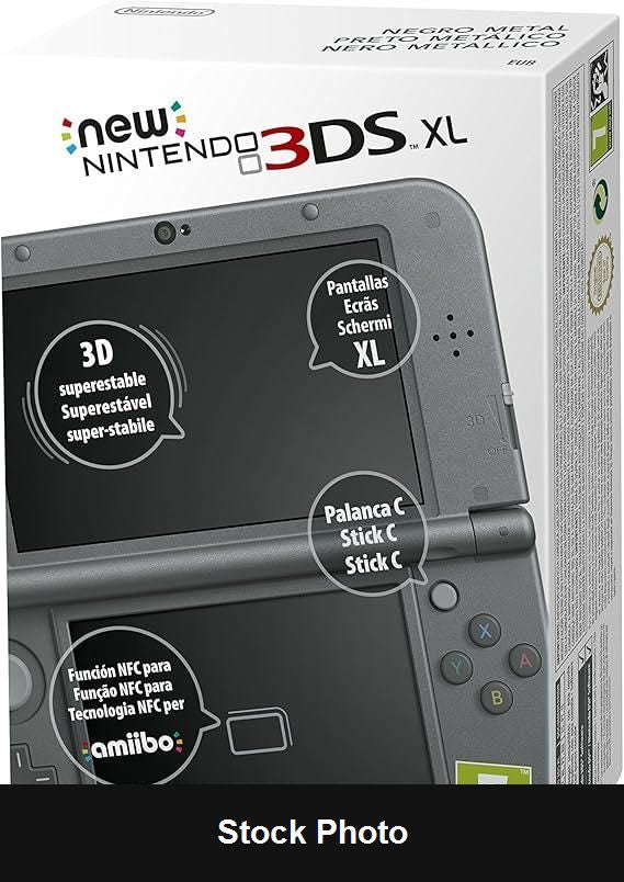 New Nintendo 3DS XL Metallic Black - Console
