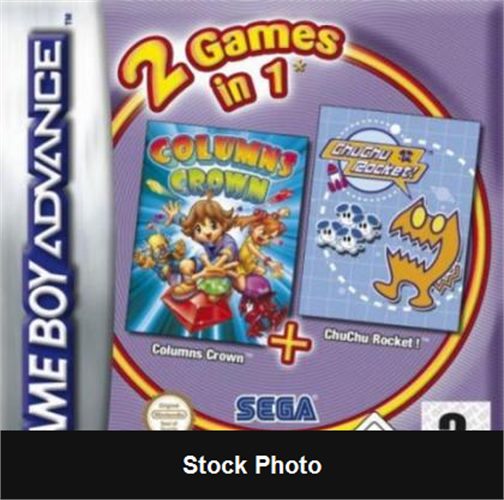 2 Games in 1: Columns Crown & ChuChu Rocket - PAL GameBoy Advance [Import]