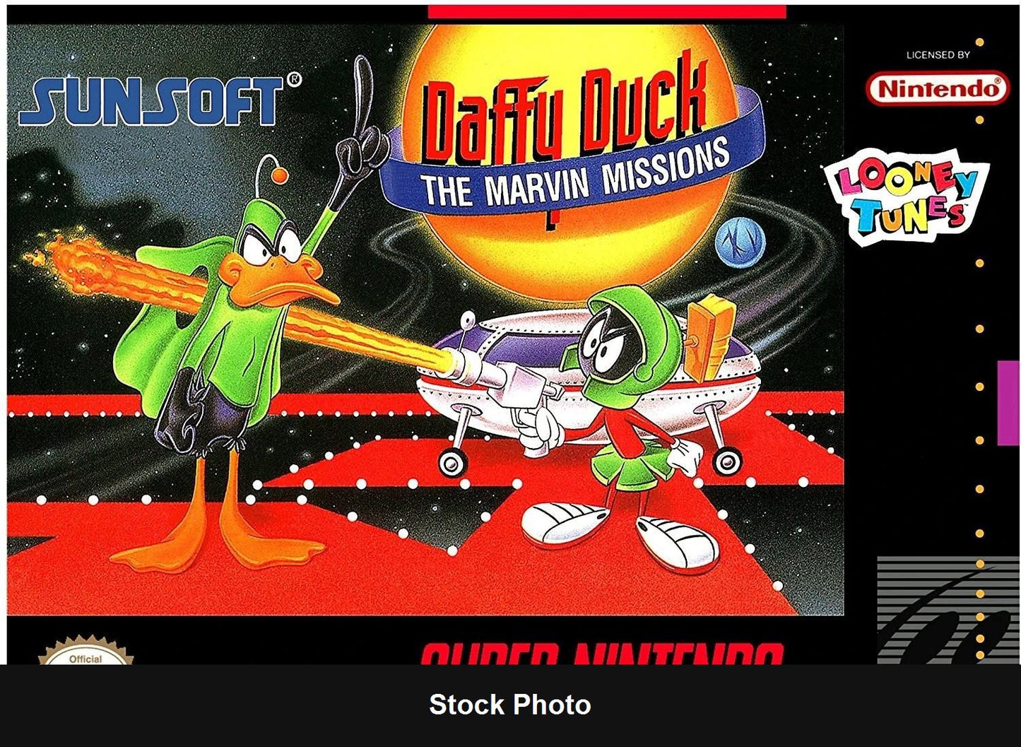 Daffy Duck Marvin Missions - Super Nintendo