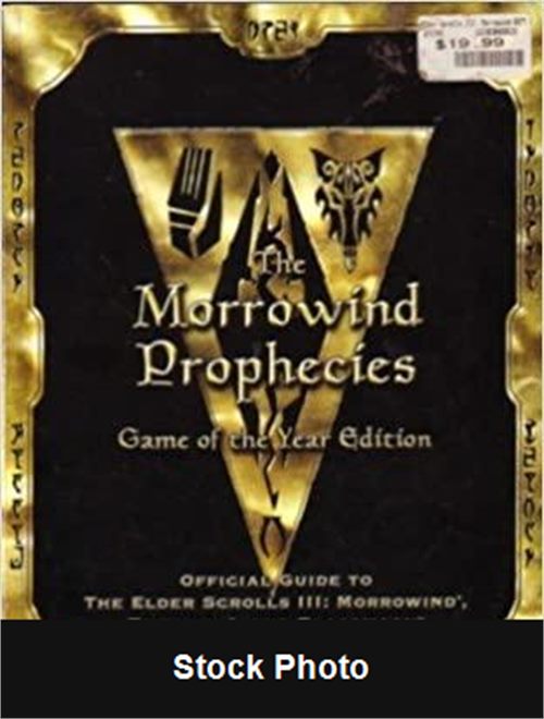 Morrowind Prophecies [Game of the Year Edition] [Prima] [Bradygames] - Strategy Guide