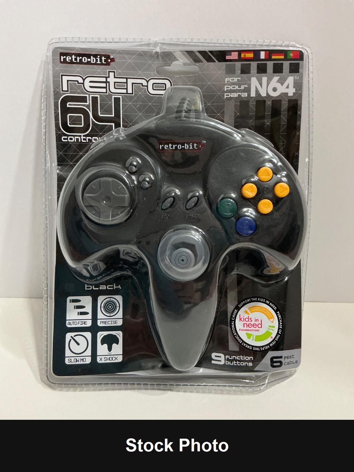 Retro-Bit Retro 64 Controller (Nintendo 64) - Nintendo Accessories