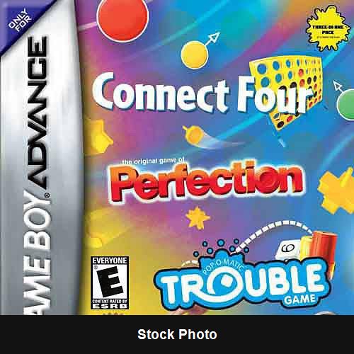 Connect Four/Trouble/Perfection - Game Boy Advance