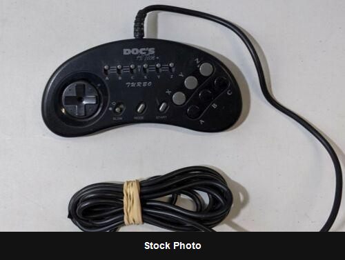 Doc's Hi-Tech Turbo 6-Button Controller (Sega Genesis) - Nintendo Accessories