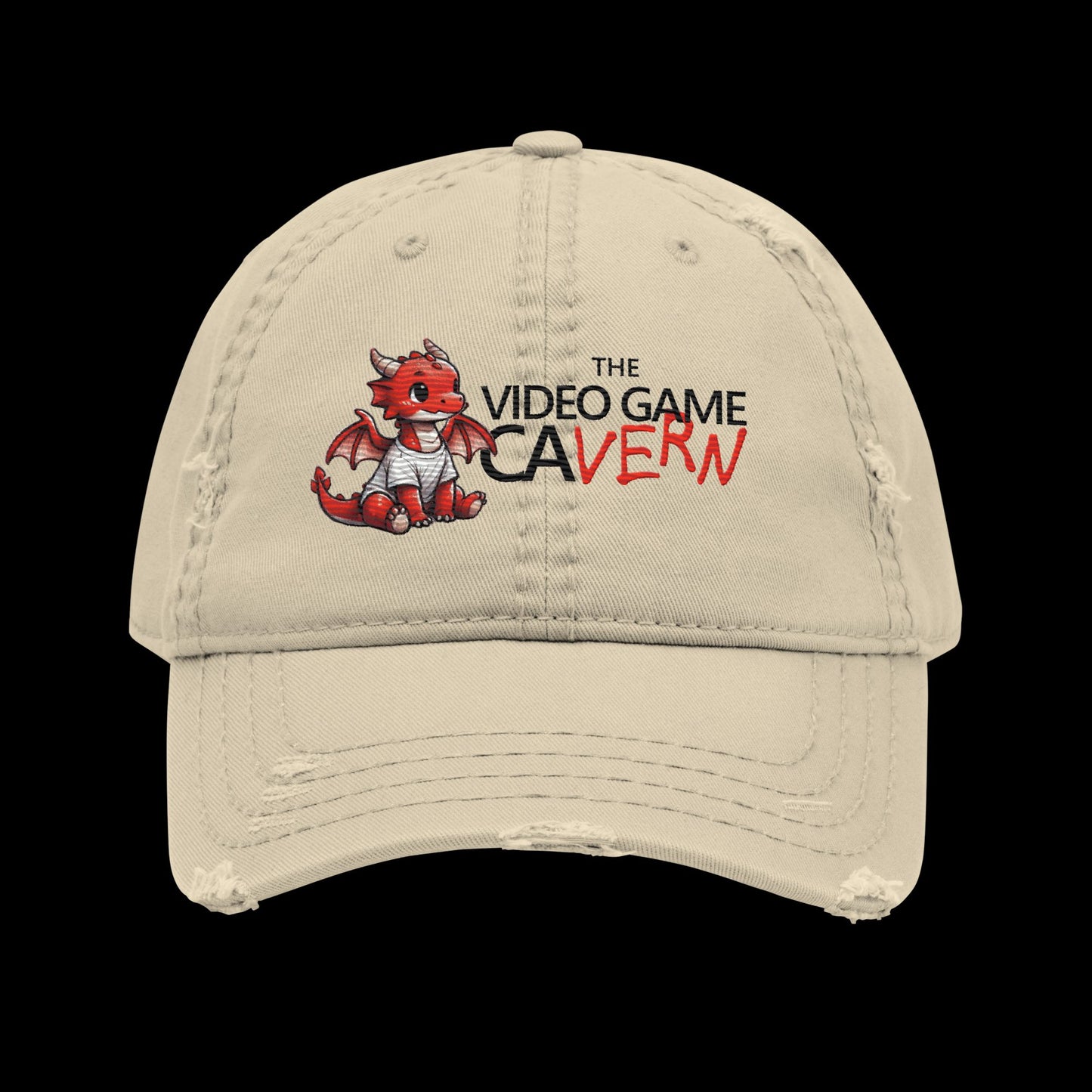 Distressed Dad Hat - Vern Logo (New) - Apparel