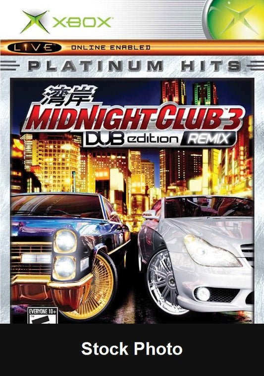 Midnight Club 3 Dub Edition Remix [Platinum Hits] - Xbox