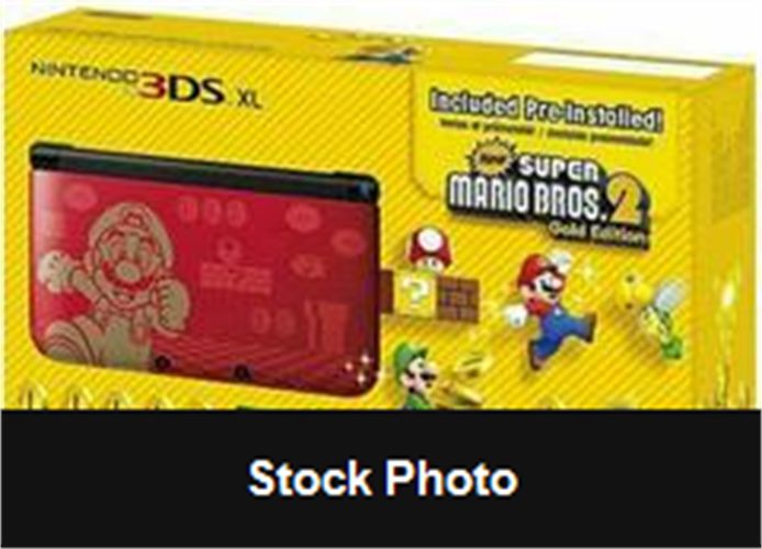 Nintendo 3DS XL New Super Mario Bros. 2 Edition - Console