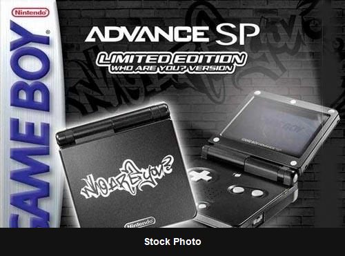 Who Are You? Game Boy Advance SP - Console