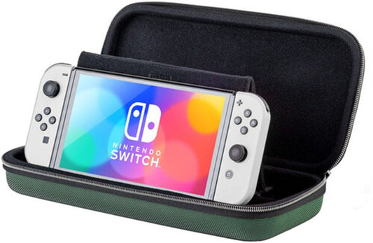 Switch 2 - Game Traveler Deluxe Hylian Shield - Zelda Green Case