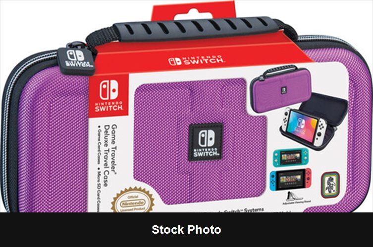 Game Traveler Deluxe Case for Nintendo Switch: Purple (New) - Nintendo Accessories