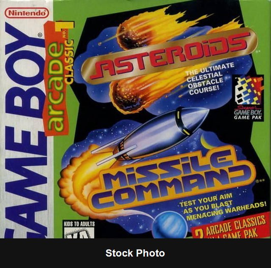 Arcade Classic: Asteroids and Missile Command - Game Boy