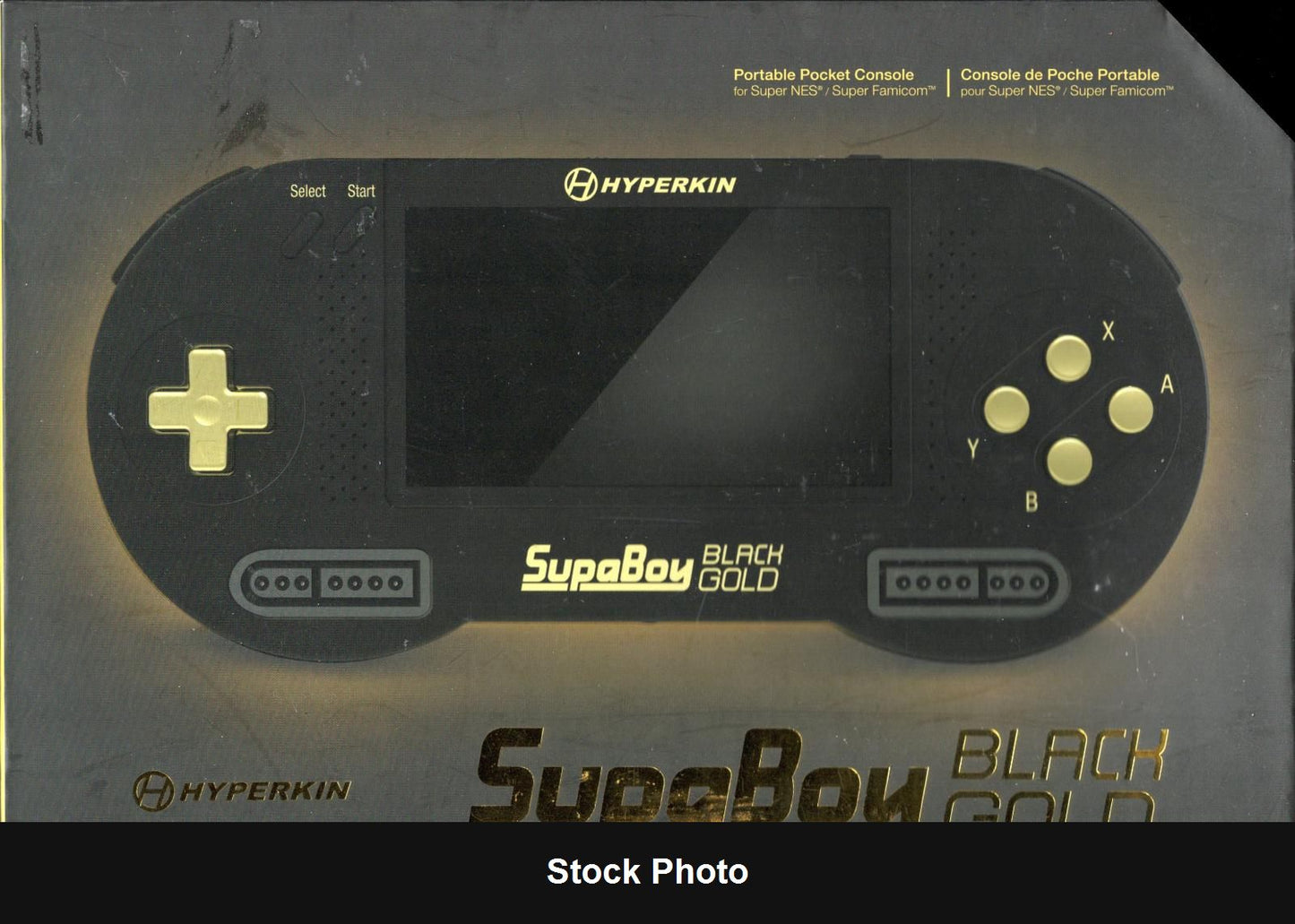Hyperkin SupaBoy Black Gold - Console