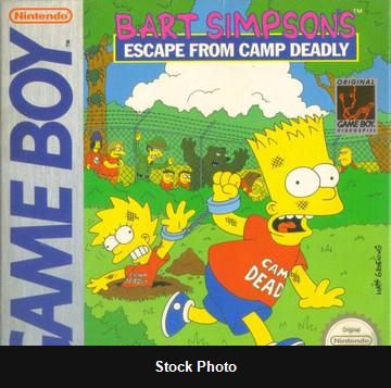 Bart Simpson's Escape from Camp Deadly - PAL Game Boy [Import]