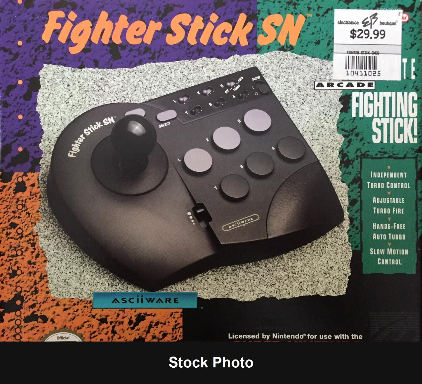 Fighter Stick SN (Super Nintendo) - Nintendo Accessories