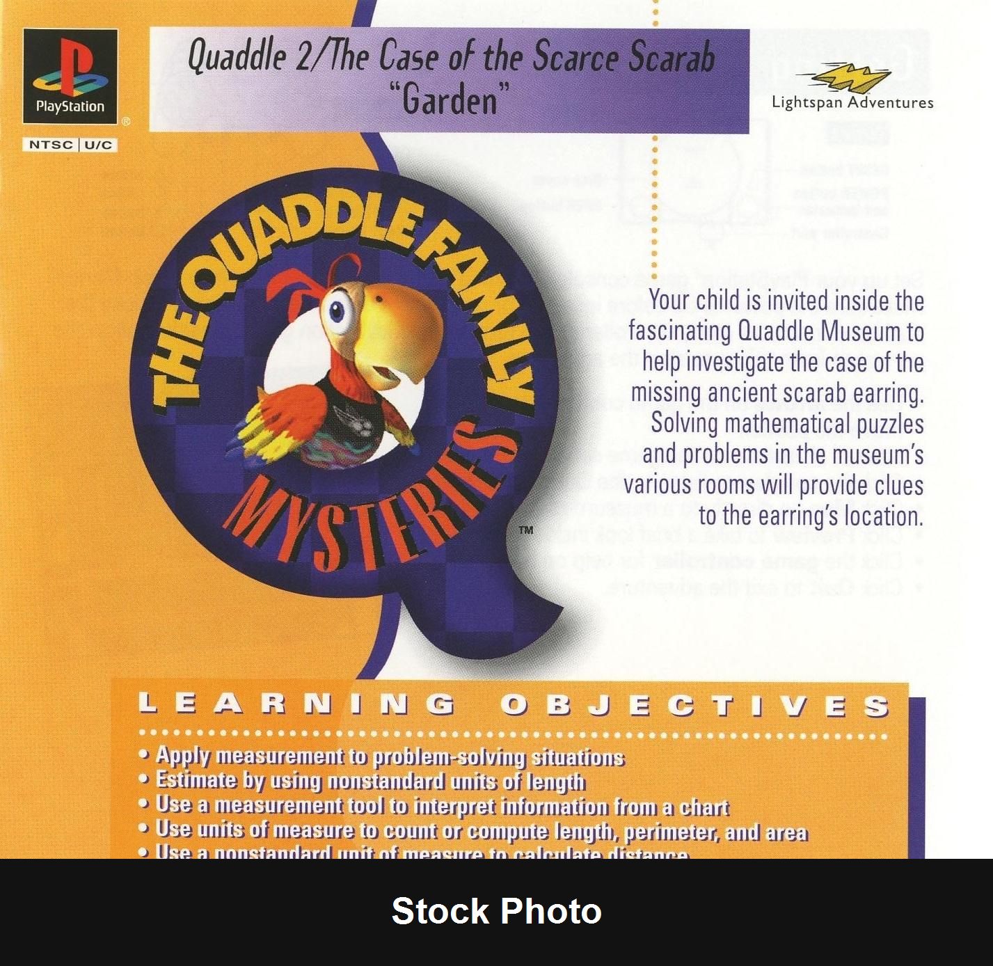 The Quaddle Family Mysteries 2 - The Case Of The Scarce Scarab - Garden - PlayStation