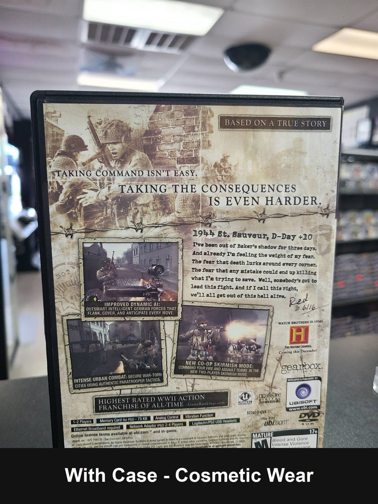 Brothers in Arms Earned in Blood - PlayStation 2