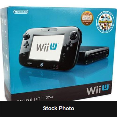 Wii U Console Deluxe Black 32GB - Console