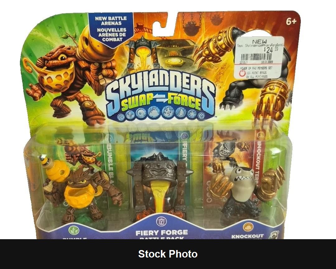 Skylanders Swap Force: Triple Pack [Bumble Blast, Fiery Forge, Knockout Terrafin] (Skylanders) - Skylanders Accessories