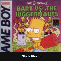 The Simpsons Bart vs the Juggernauts - Game Boy