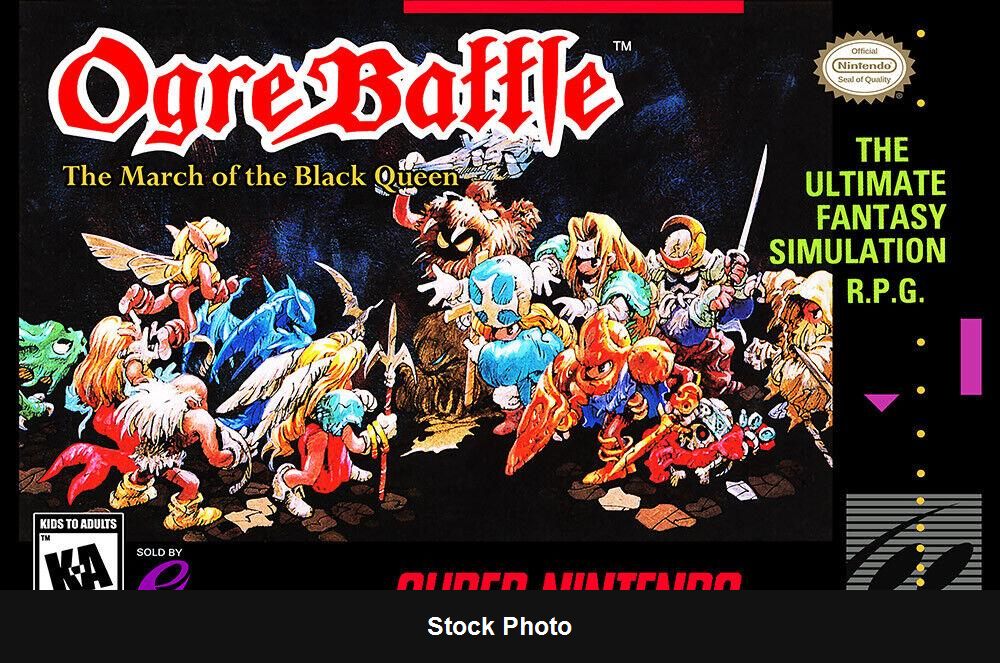 Ogre Battle The March of the Black Queen - Super Nintendo