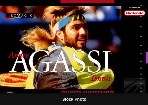 Andre Agassi Tennis - Super Nintendo