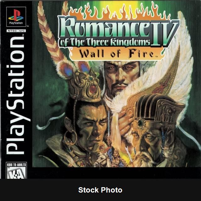 Romance of the Three Kingdoms IV Wall of Fire - PlayStation