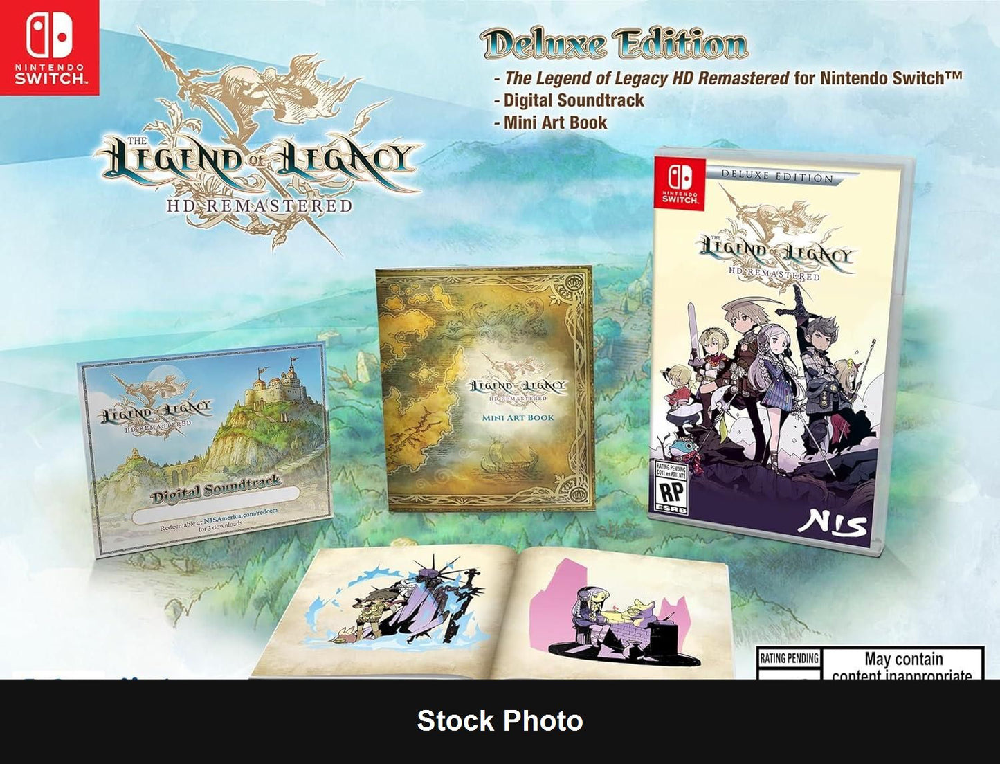 Legend of Legacy HD Remastered [Deluxe Edition] - Nintendo Switch