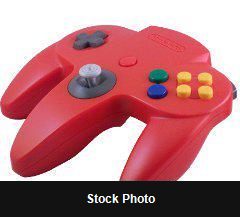 Red Controller (Nintendo 64) - Nintendo Accessories