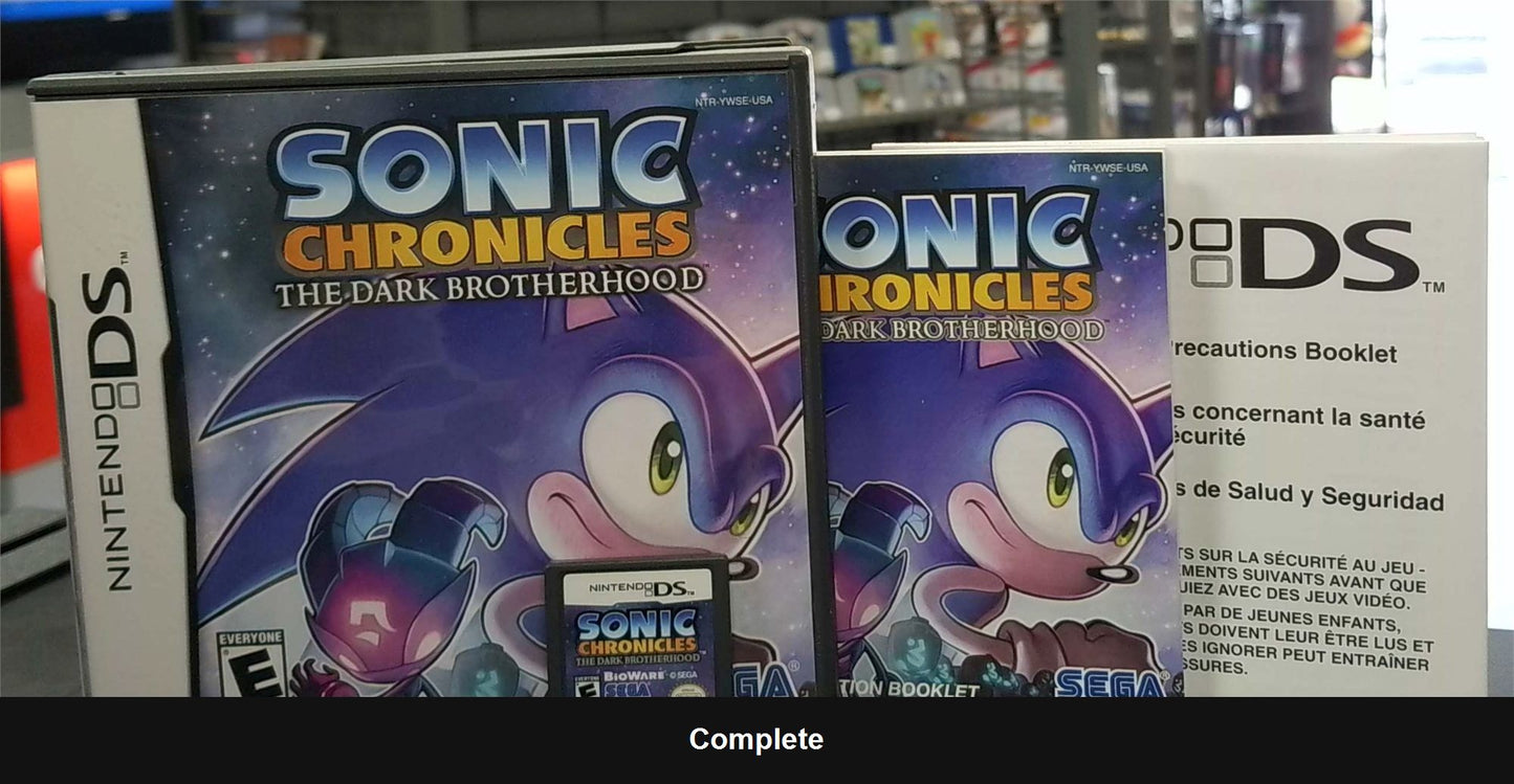 Sonic Chronicles The Dark Brotherhood - Nintendo DS