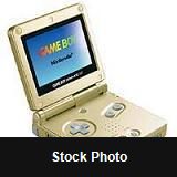 Gold Game Boy Advance SP - Console