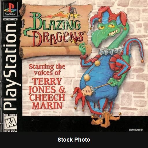 Blazing Dragons - Playstation