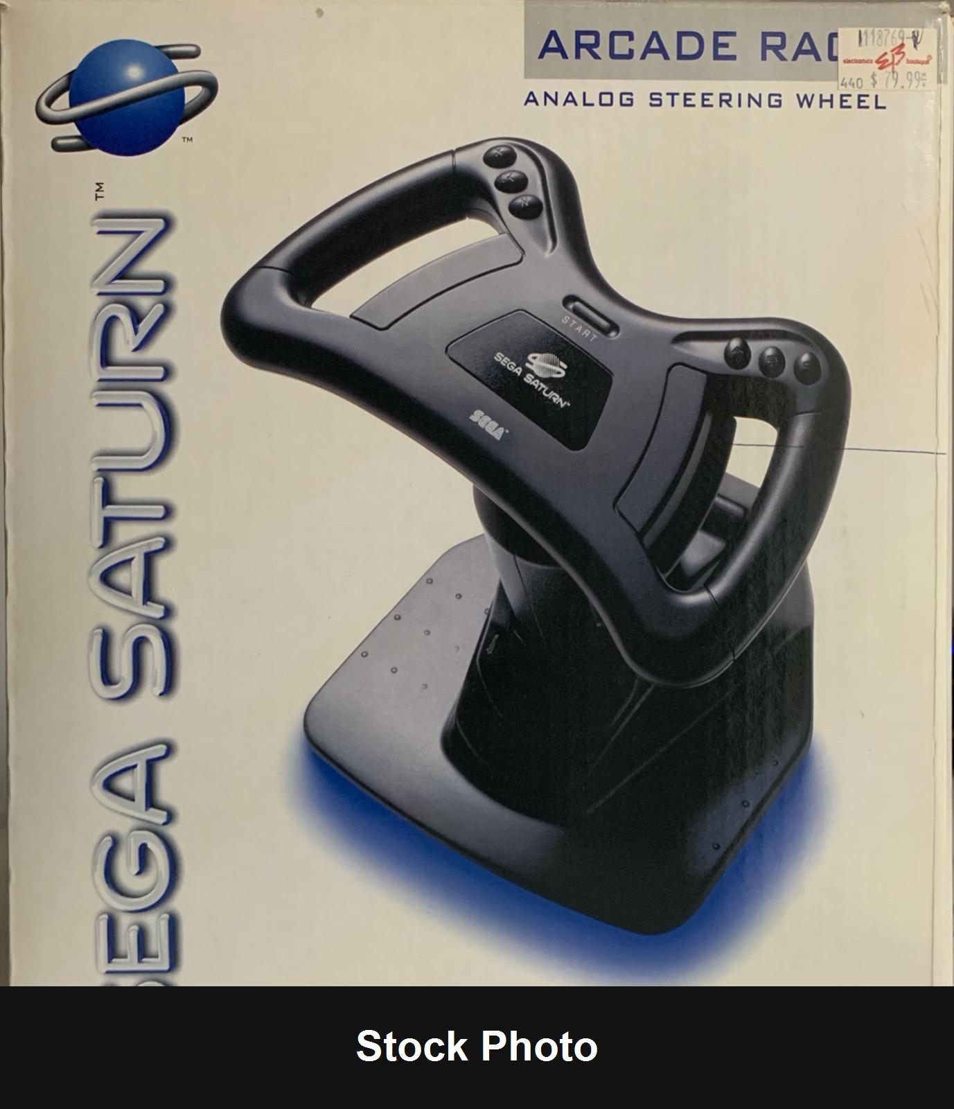 Arcade Racer Steering Wheel (Sega Saturn) - Sega Accessories
