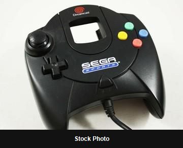 Black Sega Dreamcast Controller (Sega Dreamcast) - Sega Accessories