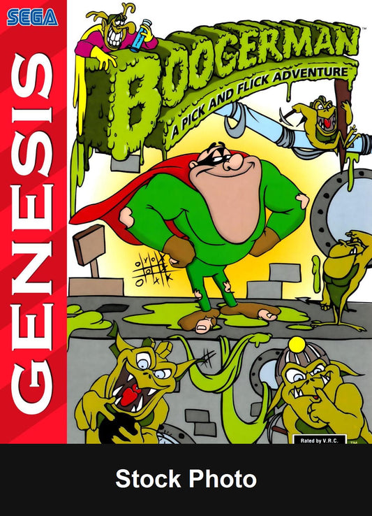 Boogerman A Pick and Flick Adventure - Sega Genesis