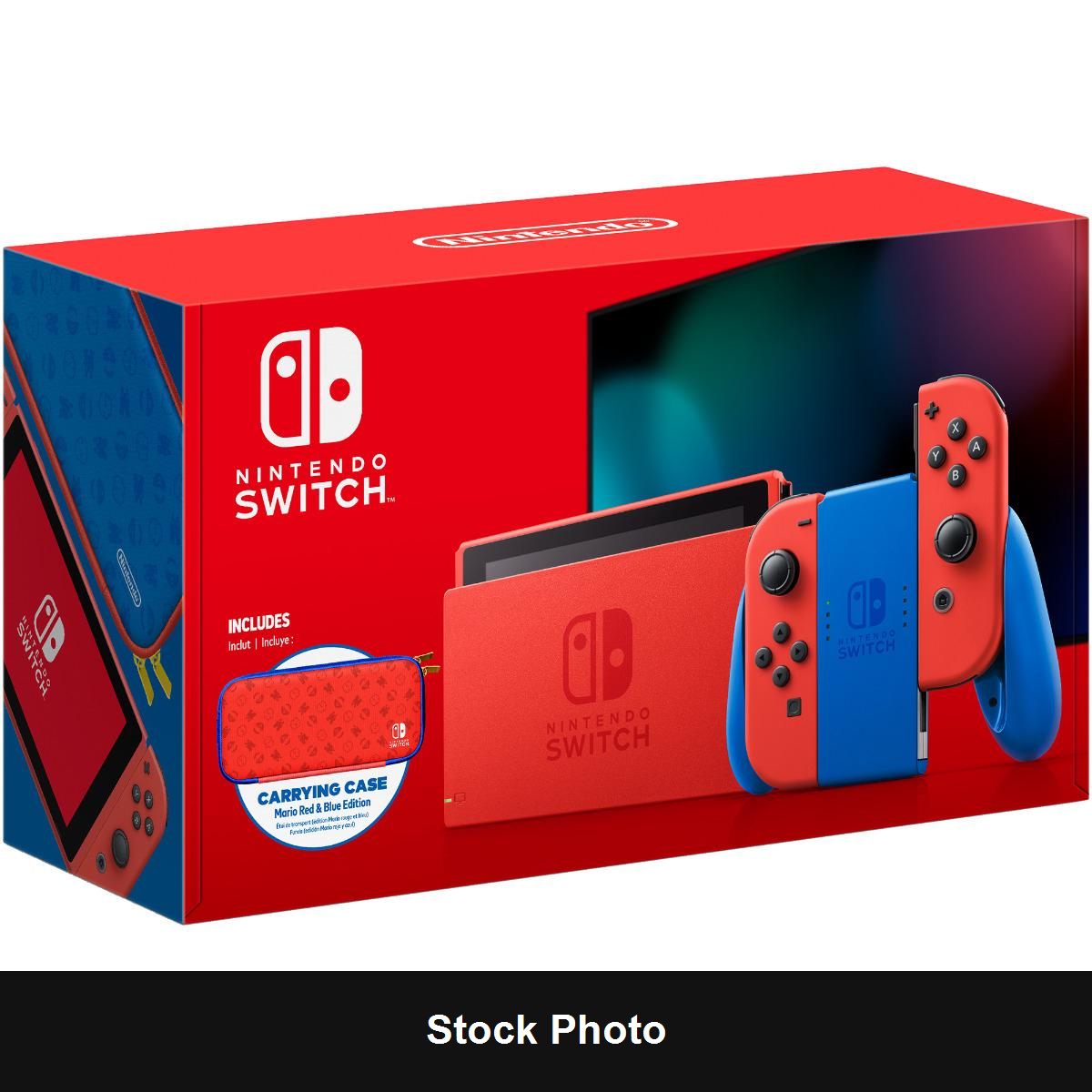 Nintendo Switch Mario Red & Blue Edition - Console