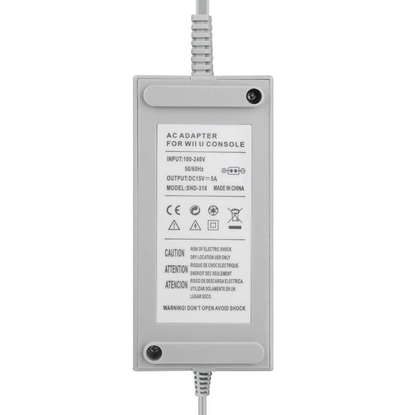 WiiU Console AC Power Adapter [NOT for Gamepad] (New) - Nintendo Accessories