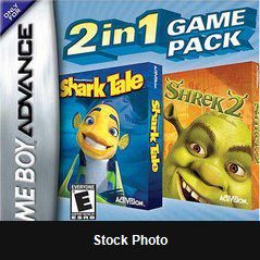 Shrek 2 and Shark Tale 2 in 1 - Game Boy Advance